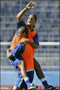 Ronaldinho Gaúcho e Dida