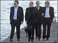 رهبران روسيه و اروپا