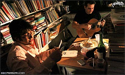 افشين بابازاده (چپ) و نيما مينا