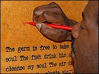 Writing on the Strings exhibition