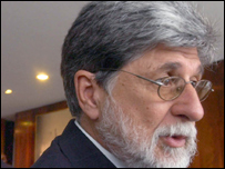 O ministro Celso Amorim