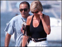 Dodi Al Fayed e Diana, princesa de Gales 