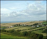 Countryside and Galmpton Church
