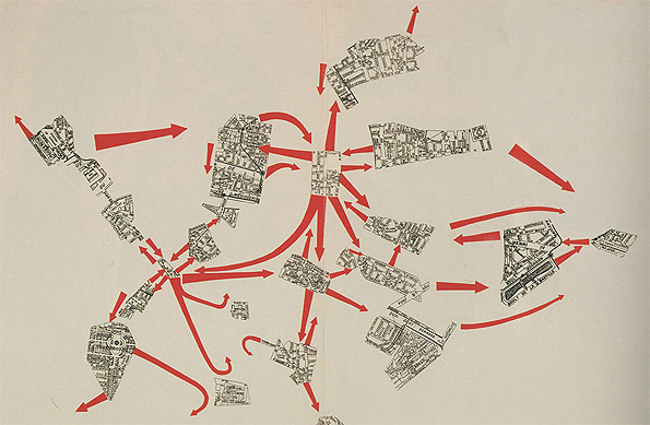 Guy Debord, ‘The Naked City’, 1957