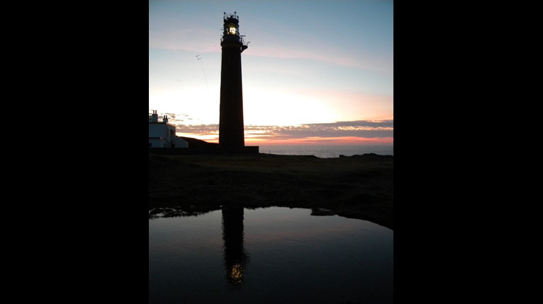 Taigh-solais Nis aig Rubha Robhanais