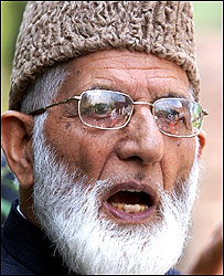 سید علی شاہ گیلانی (فائل فوٹو)