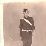 Steady The Buffs, Taken near Canterbury Cathedral 1942, I was'Stick Man' that day, turning a page of the Doomsday book in the Cathedral