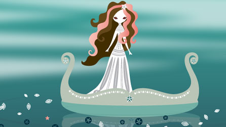 Image taken from the Morgana's Secret Island Welsh myth on the BBC Wales History website