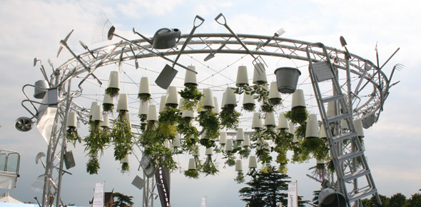 Anoushka's upside-down planting