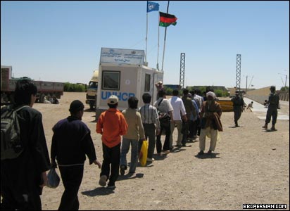 اتاقک مربوط به کمیساریای پناهندگان در نقطه صفر مرزی