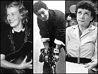 Gracie Fields, Harry Houdini and Hylda Baker