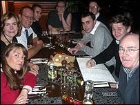 Breakfast team's Christmas meal