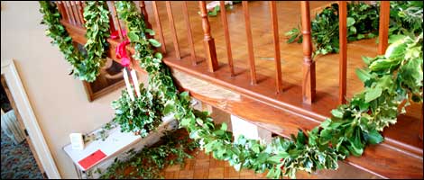 The kissing bough at Red House, Gomersal