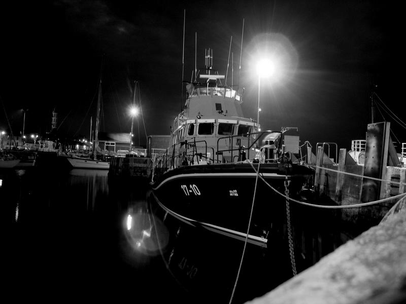Lerwick Lifeboat in the dark