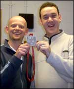 John Rockley and Philip Hoyles in 2004