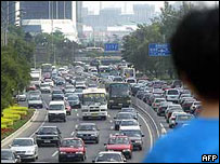 Dopravní špička v Pekingu
