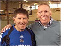 Peter Beardsley and Joe Allon