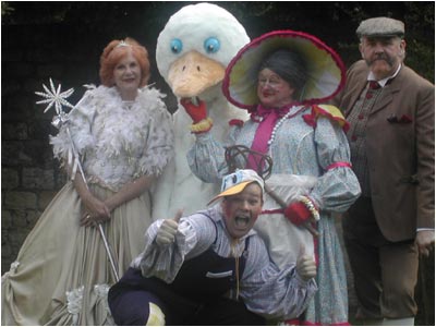 The cast of Mother Goose