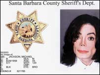 مائیکل جیکسن پر مقدمہ درج ہونے کے بعد جاری کیا جانے والا کارڈ