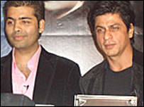 शाहरुख खान और करण जौहर 