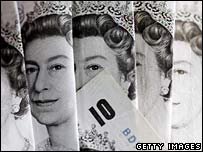 Ten pound notes