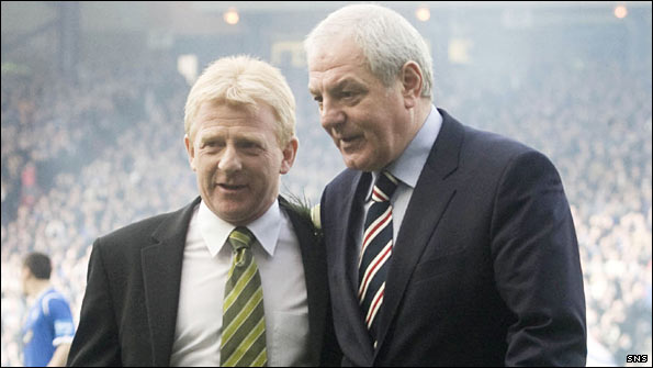 Gordon Strachan and Walter Smith