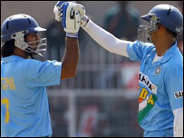 धोनी और द्रविड़