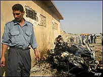 Hiện trường vụ nổ bom Kirkuk