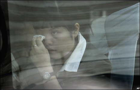 Người phụ nữ trong nhóm du khách Thái