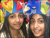 Taking part in the proccession.