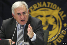 IMF managing director Dominique Strauss-Kahn