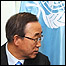 Ban Ki-Moon (esq.) e Ehud Olmert