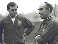 Jeff Astle with Sir Alf Ramsay 
