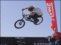BMX competitor