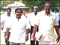 Suresh Premachandran, MP (l) with Mavai Senadhiraja, MP (file photo)