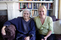 Doris Lessing with Mariella