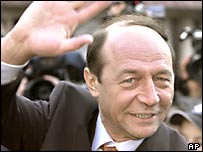 OPoziční vůdce Traian Basescu