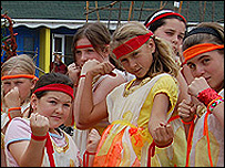 Pupils from Haymore School, Canford Heath