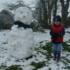 3 year-old Hannah sees snow for the first time