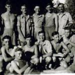 3rd The King’s Own Hussars 3rd Troop taken outside the billet, Sarafand July 1946