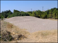 Beach Volleyball court in July 2006