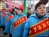 Çinli kampanya gönüllüleri