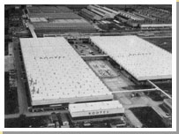 Photograph of Rootes factory. 