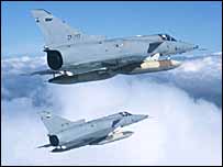 Fighter jets in Sri Lanka