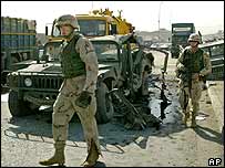 Soldados americanos no Iraque