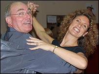 Ray Clark and dancer partner Sue Rogers