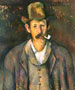 Man with a Pipe by Paul Cézanne