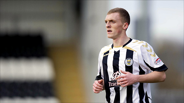 St Mirren defender David Barron