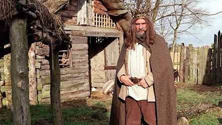 A recreated scene of the middle ages