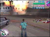 Cena de Grand Theft Auto: Vice City (© Rockstar Games)